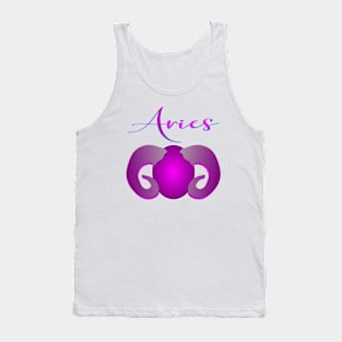 Astrology Zodiac Sign Aries Tank Top